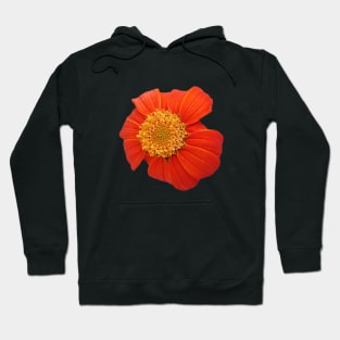 Red Sunflower Yellow and Green Close Up Hoodie